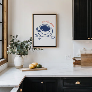 Morning Aroma Coffee Plakat - 21 x 29.7 cm - Nellastore