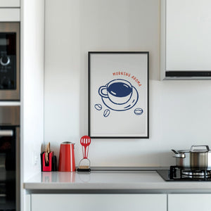 Morning Aroma Coffee Plakat - 21 x 29.7 cm - Nellastore