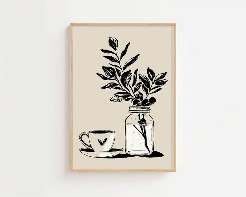Morning Jar Plakat - 21 x 29.7 cm - Nellastore