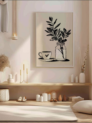 Morning Jar Plakat - 21 x 29.7 cm - Nellastore
