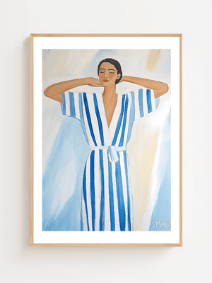 Morning Stretch Plakat - 21 x 29.7 cm (A4) - Nellastore
