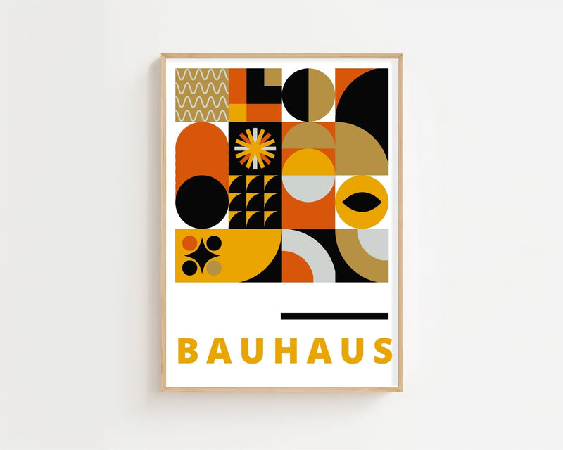 Mosaic Theory Bauhaus Plakat - 21 x 29.7 cm - Nellastore