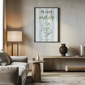 My Cozy Simplicity Plakat - 21 x 29.7 cm - Nellastore