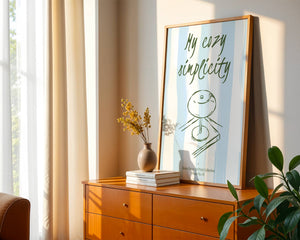 My Cozy Simplicity Plakat - 21 x 29.7 cm - Nellastore