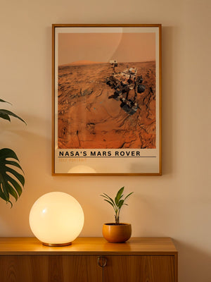 NASA's Mars Rover Plakat - 21 x 29.7 cm (A4) - Nellastore