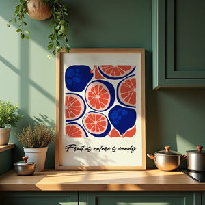 Nature’s Candy Citrus Plakat - 21 x 29.7 cm - Nellastore