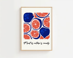Nature’s Candy Citrus Plakat - 21 x 29.7 cm - Nellastore