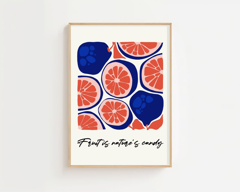 Nature’s Candy Citrus Plakat - 21 x 29.7 cm - Nellastore