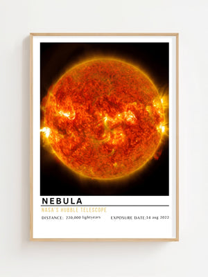 Nebula II Plakat - 21 x 29.7 cm (A4) - Nellastore
