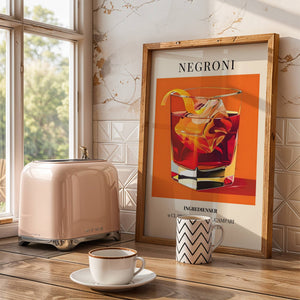 Negroni Plakat - 21 x 29.7 cm (A4) - Nellastore