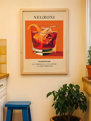 Negroni Plakat - 21 x 29.7 cm (A4) - Nellastore