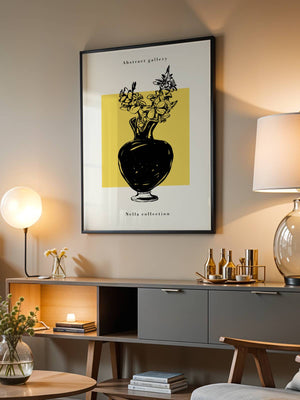 Nella Vase Plakat - 21 x 29.7 cm - Nellastore