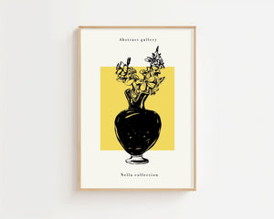 Nella Vase Plakat - 21 x 29.7 cm - Nellastore