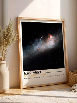 NGC 4656 Galaxy Plakat - 21 x 29.7 cm (A4) - Nellastore