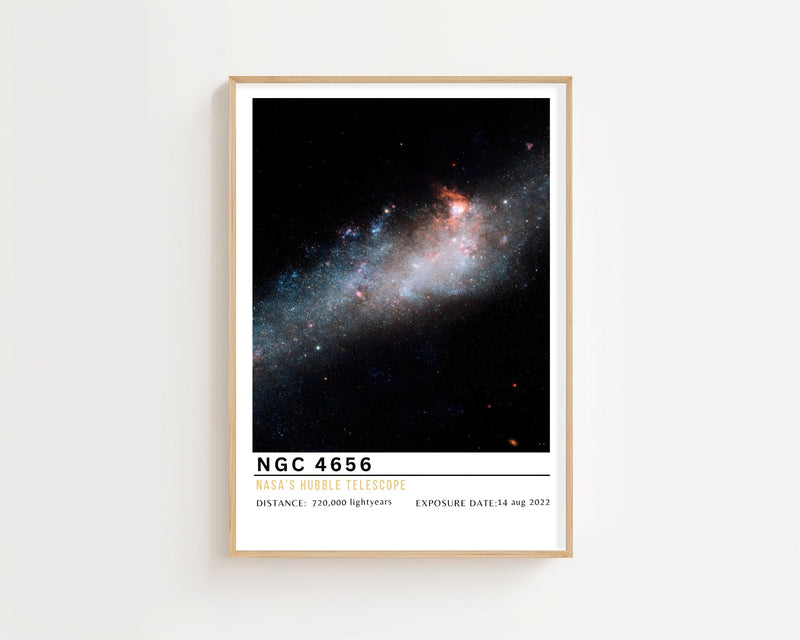 NGC 4656 Galaxy Plakat - 21 x 29.7 cm (A4) - Nellastore