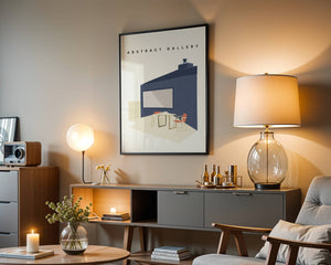 Nordic Patio House Plakat - 21 x 29.7 cm - Nellastore