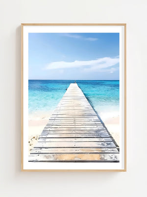 Ocean Boardwalk Plakat - 21 x 29.7 cm (A4) - Nellastore