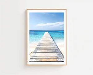 Ocean Boardwalk Plakat - 21 x 29.7 cm (A4) - Nellastore