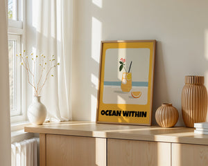 Ocean Within Drink Plakat - 21 x 29.7 cm - Nellastore