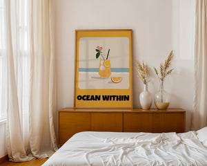 Ocean Within Drink Plakat - 21 x 29.7 cm - Nellastore