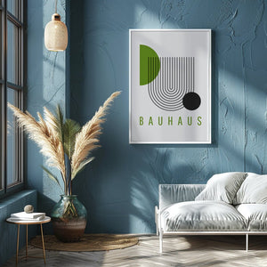 Olive Loop Bauhaus Plakat - 21 x 29.7 cm - Nellastore
