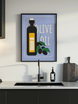 Olive Oil Pantry Plakat - 21 x 29.7 cm - Nellastore