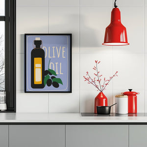 Olive Oil Pantry Plakat - 21 x 29.7 cm - Nellastore