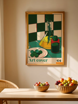 Olive Oil Still Life Plakat - 21 x 29.7 cm - Nellastore