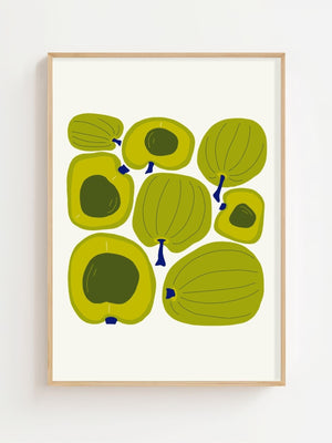 Olive Orchard Graphic Plakat - 21 x 29.7 cm - Nellastore