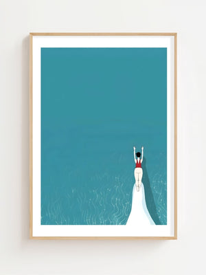 One Against The Current Plakat - 21 x 29.7 cm (A4) - Nellastore