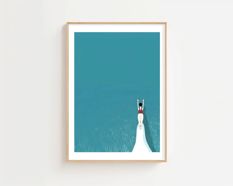 One Against The Current Plakat - 21 x 29.7 cm (A4) - Nellastore