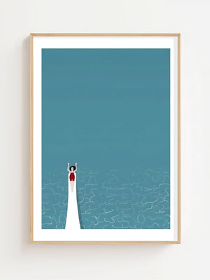 Open Arms At Sea Plakat - 21 x 29.7 cm (A4) - Nellastore