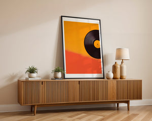 Orange Vinyl Plakat - 21 x 29.7 cm (A4) - Nellastore