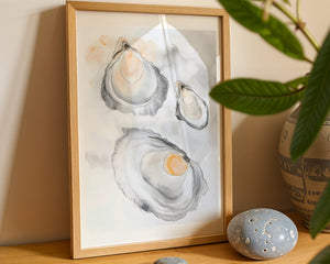 Oyster Sketch Plakat - 21 x 29.7 cm (A4) - Nellastore