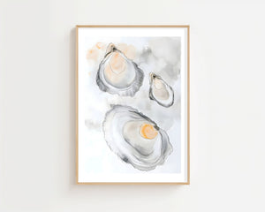 Oyster Sketch Plakat - 21 x 29.7 cm (A4) - Nellastore