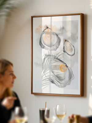 Oyster Sketch Plakat - 21 x 29.7 cm (A4) - Nellastore