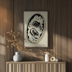 Oyster Table Plakat - 21 x 29.7 cm - Nellastore