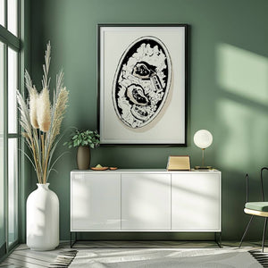 Oyster Table Plakat - 21 x 29.7 cm - Nellastore