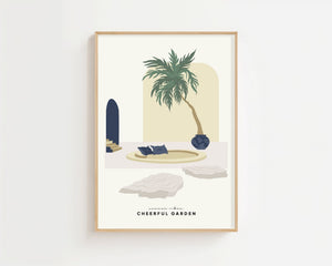 Palm Garden Plakat - 21 x 29.7 cm - Nellastore
