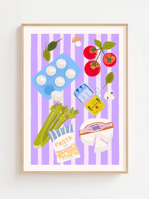 Pantry Table Essentials Plakat - 21 x 29.7 cm - Nellastore
