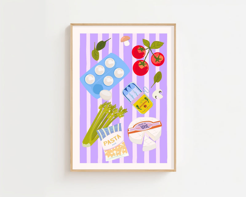 Pantry Table Essentials Plakat - 21 x 29.7 cm - Nellastore