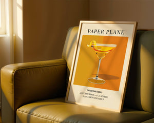 Paper Plane Plakat - 21 x 29.7 cm (A4) - Nellastore