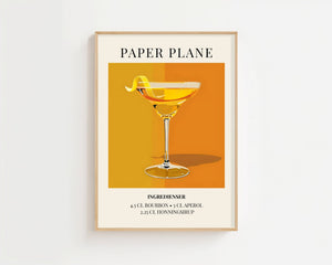Paper Plane Plakat - 21 x 29.7 cm (A4) - Nellastore