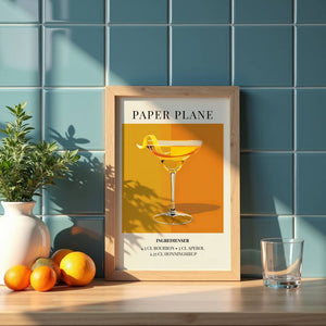 Paper Plane Plakat - 21 x 29.7 cm (A4) - Nellastore