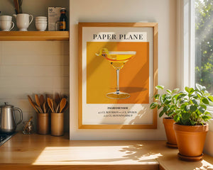 Paper Plane Plakat - 21 x 29.7 cm (A4) - Nellastore