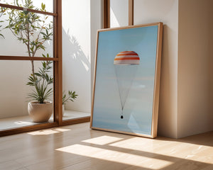 Parachute Descent Plakat - 21 x 29.7 cm (A4) - Nellastore