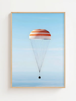 Parachute Descent Plakat - 21 x 29.7 cm (A4) - Nellastore