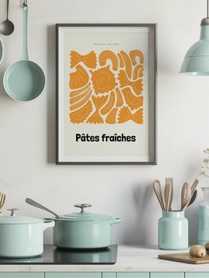 Pâtes Fraîches Pasta Plakat - 21 x 29.7 cm - Nellastore