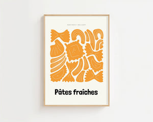 Pâtes Fraîches Pasta Plakat - 21 x 29.7 cm - Nellastore