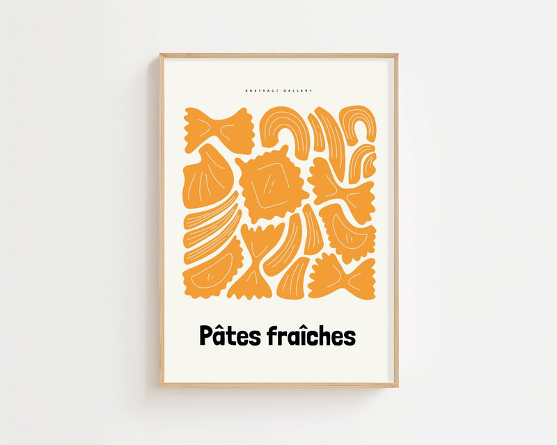 Pâtes Fraîches Pasta Plakat - 21 x 29.7 cm - Nellastore